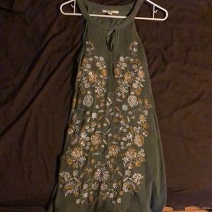 Francescas boutique green midi dress size M